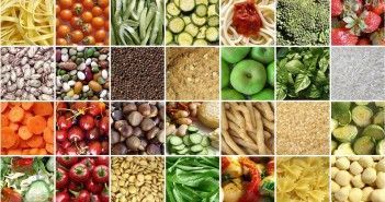 Cuida tu alimentación, surtido de alimentos saludables