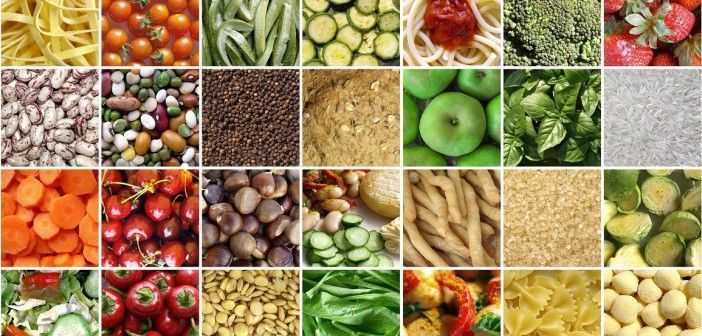 Cuida tu alimentación, surtido de alimentos saludables