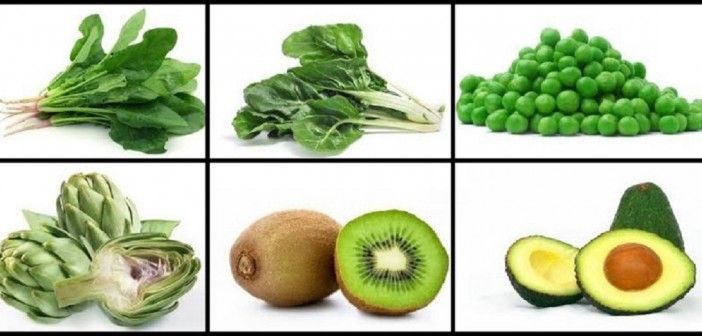 ¿Qué nos aportan las hortalizas, frutas y verduras de color verde?