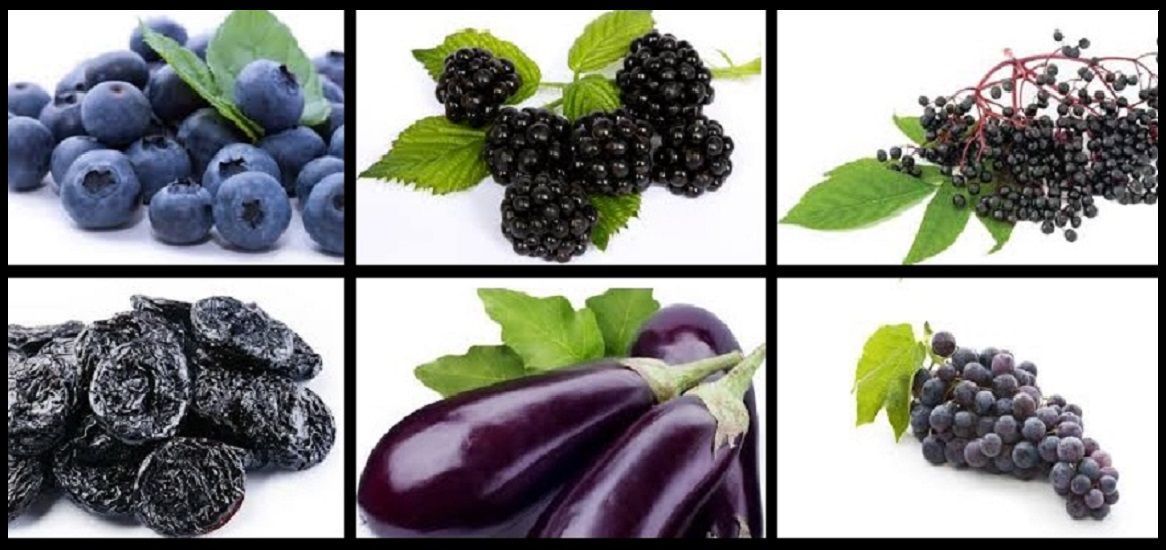 ajuste Carteles alegría Frutas y Verduras de Color Morado | NutreVida y Bienestar